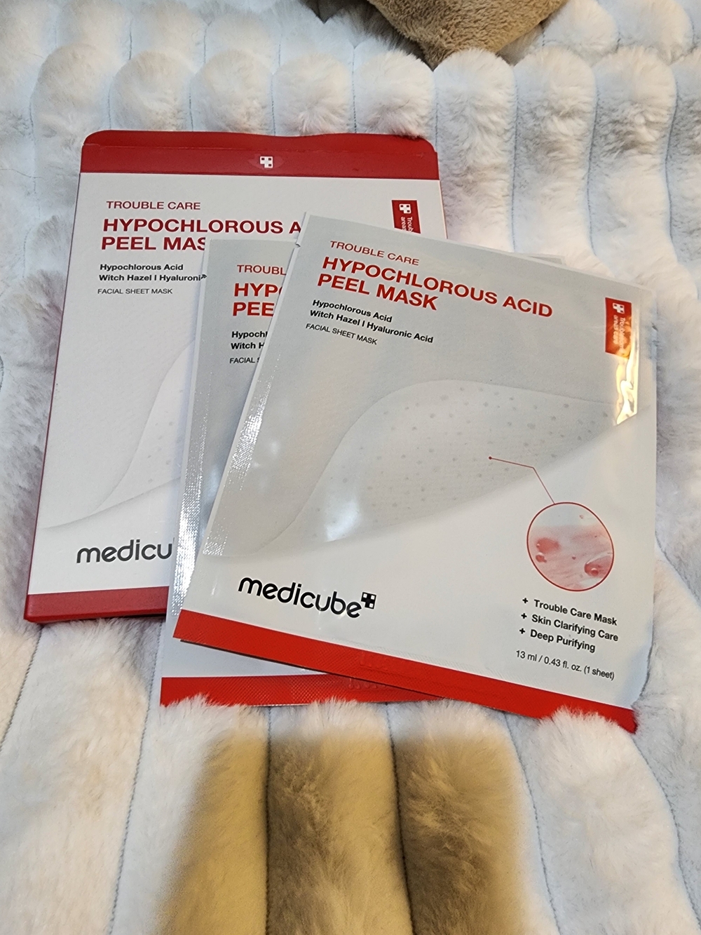 Medicube Hypochlorous Acid Peel Mask — White & Red Trouble Care Sheet